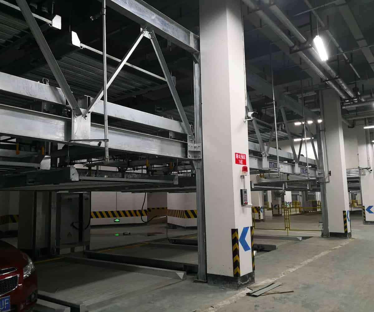 負一正一地坑PSH2D1二層升降橫移機械式立體停車設備